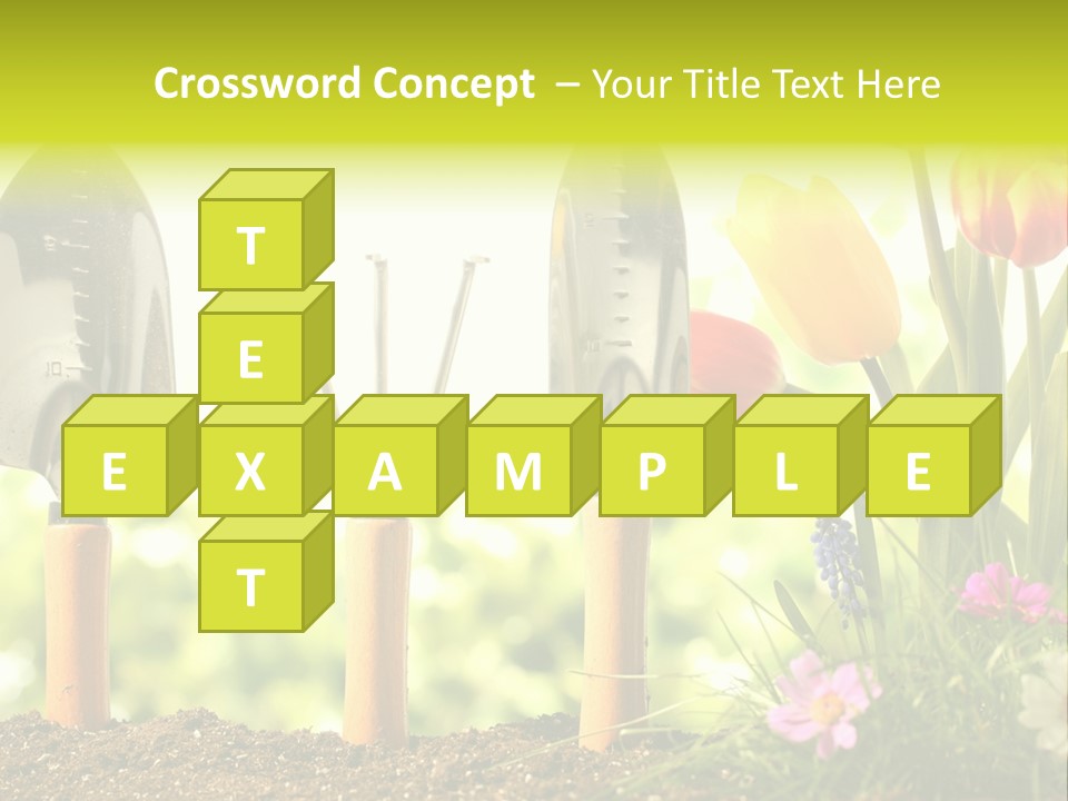 Gardening Soil Garden PowerPoint Template