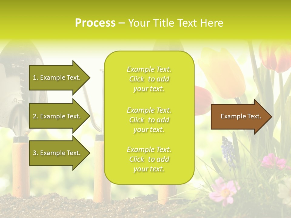 Gardening Soil Garden PowerPoint Template