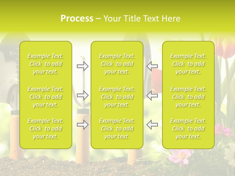 Gardening Soil Garden PowerPoint Template