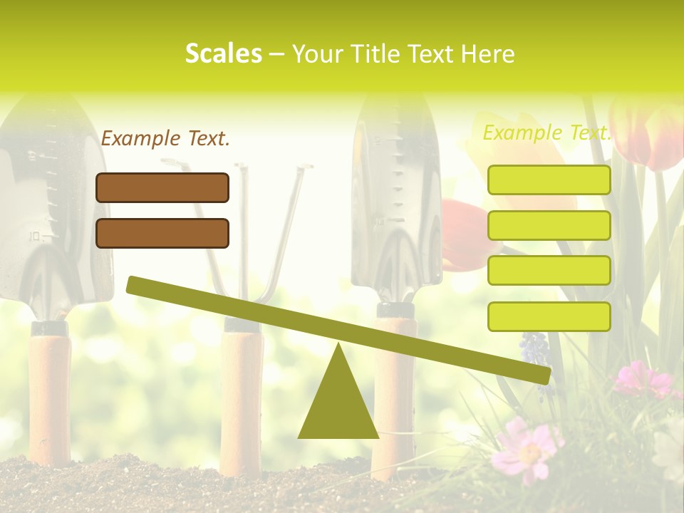 Gardening Soil Garden PowerPoint Template