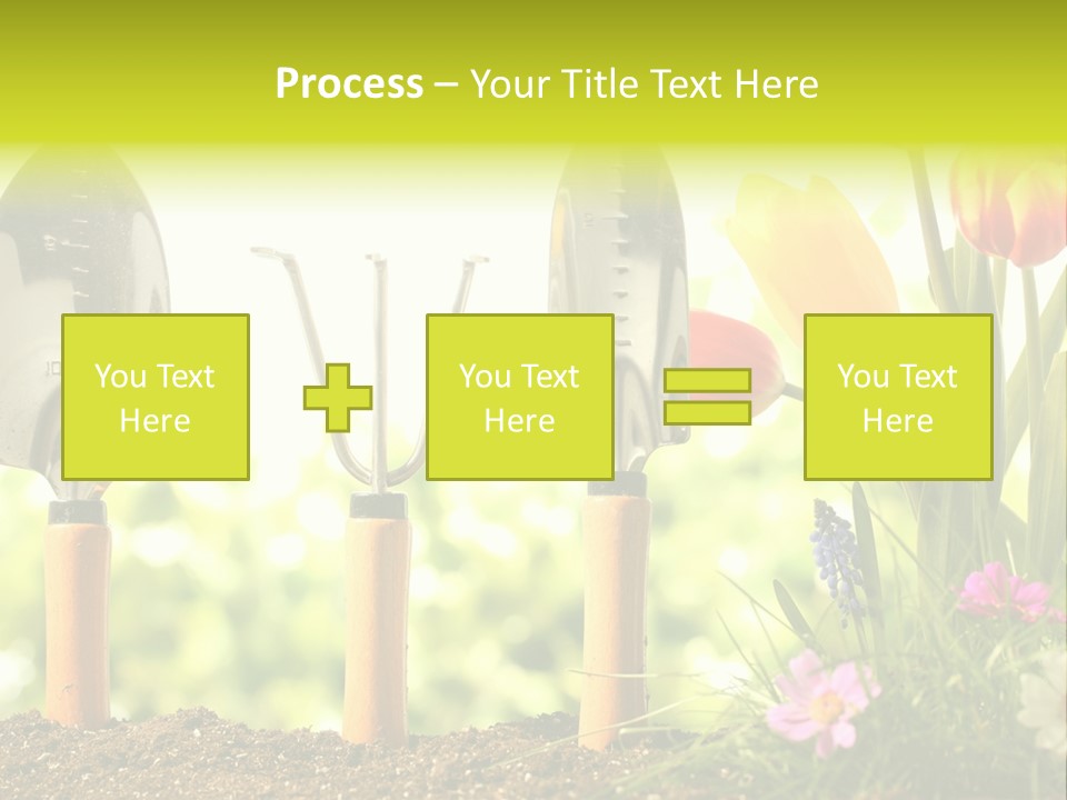 Gardening Soil Garden PowerPoint Template