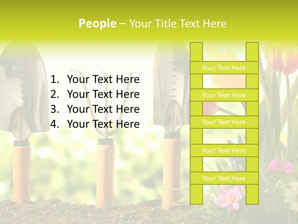 Gardening Soil Garden PowerPoint Template
