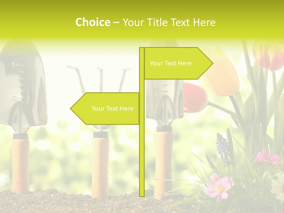 Gardening Soil Garden PowerPoint Template