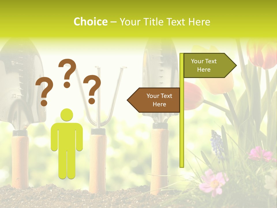 Gardening Soil Garden PowerPoint Template