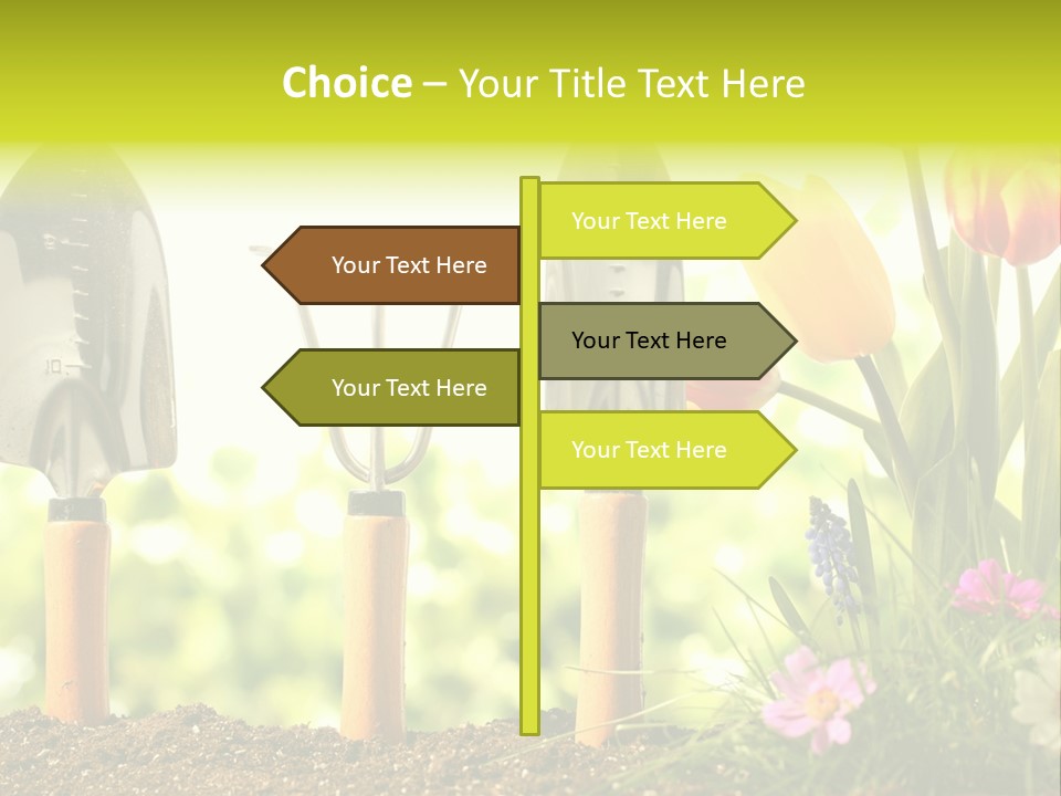 Gardening Soil Garden PowerPoint Template