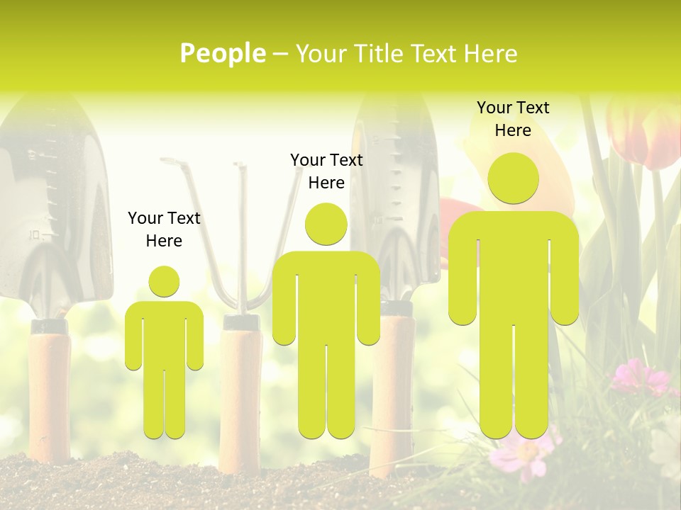 Gardening Soil Garden PowerPoint Template