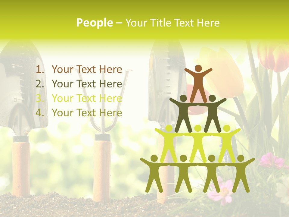 Gardening Soil Garden PowerPoint Template