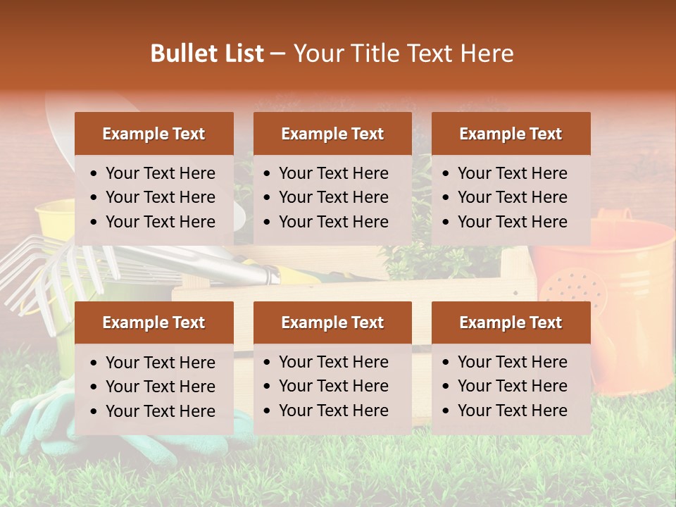 Dirt Leaf Flowerpot PowerPoint Template