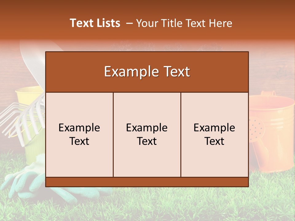 Dirt Leaf Flowerpot PowerPoint Template