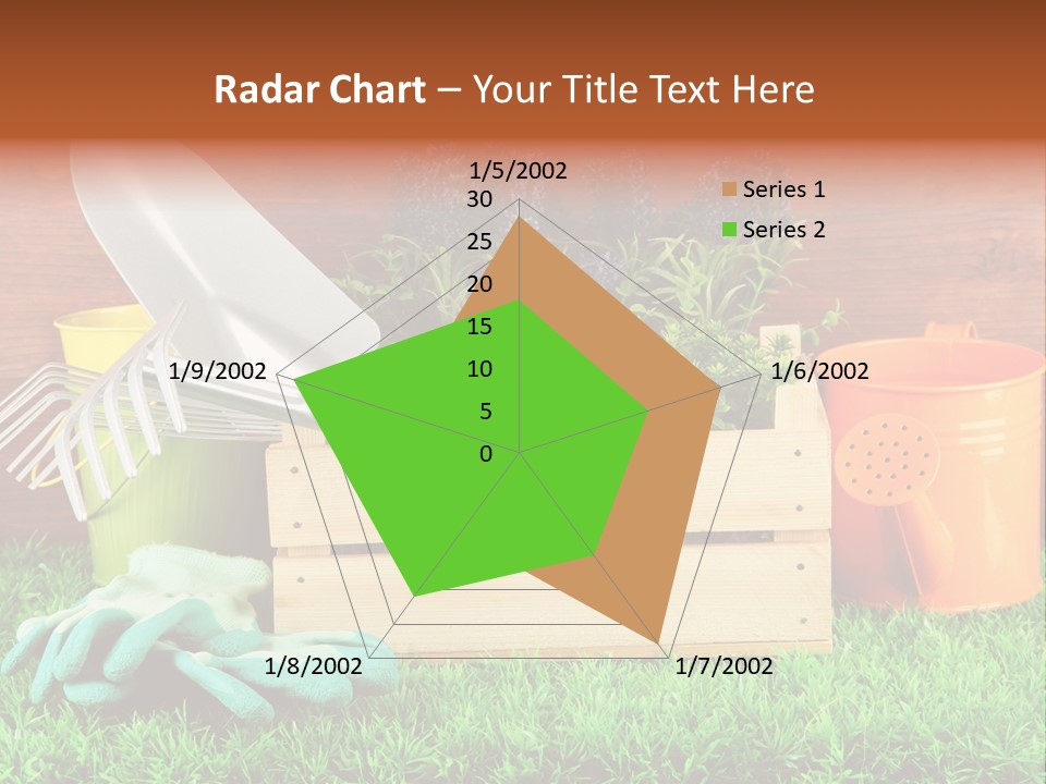 Dirt Leaf Flowerpot PowerPoint Template