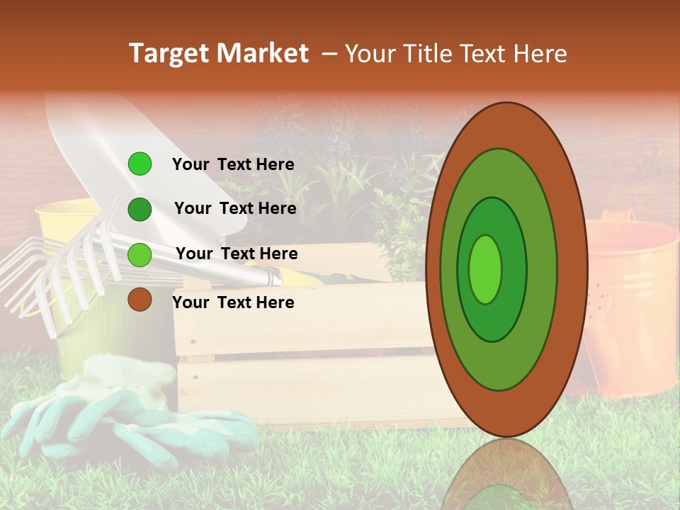 Dirt Leaf Flowerpot PowerPoint Template