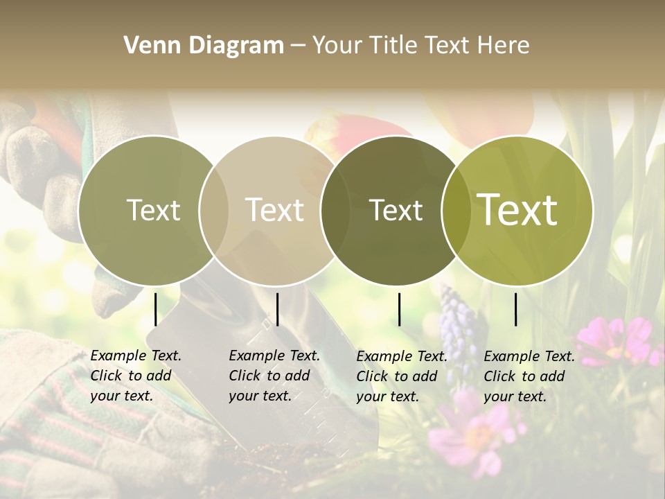 Hand Wood Plant PowerPoint Template