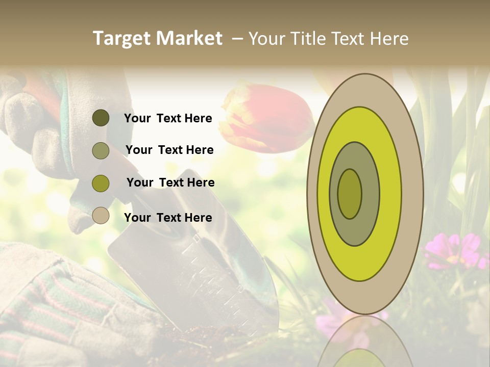 Hand Wood Plant PowerPoint Template