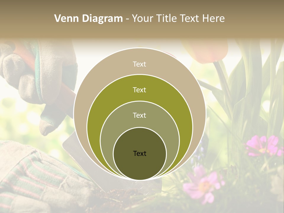 Hand Wood Plant PowerPoint Template