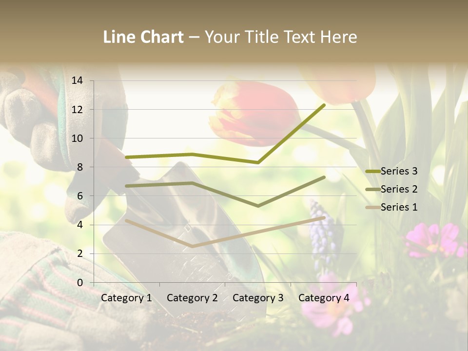 Hand Wood Plant PowerPoint Template