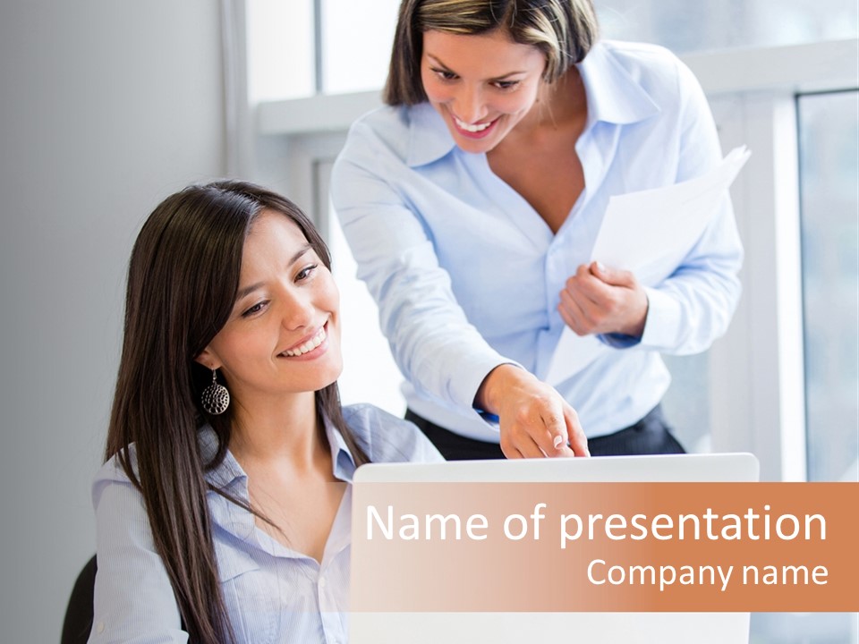 Happy Person Business PowerPoint Template