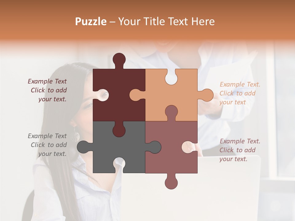 Happy Person Business PowerPoint Template