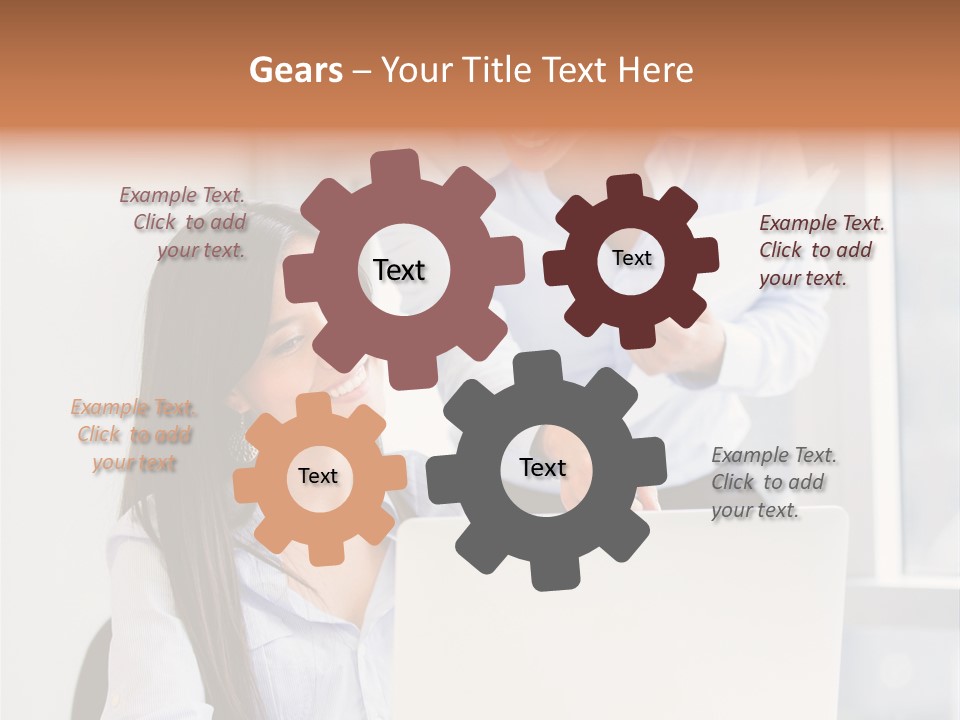 Happy Person Business PowerPoint Template