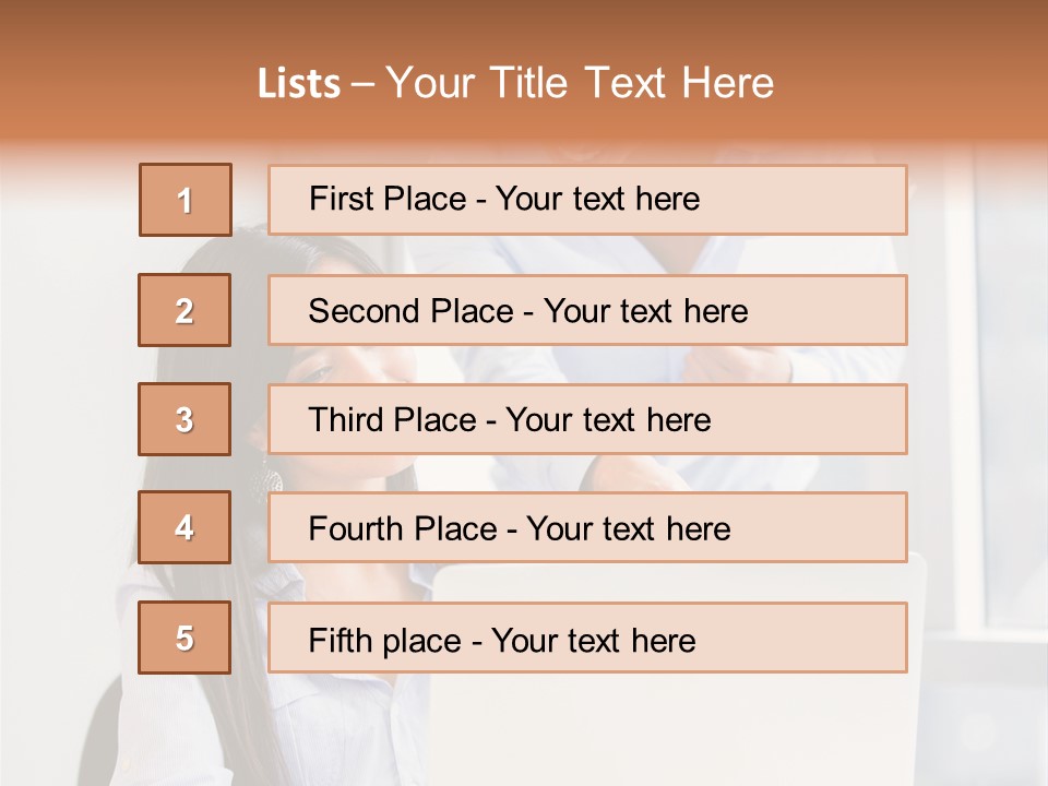 Happy Person Business PowerPoint Template