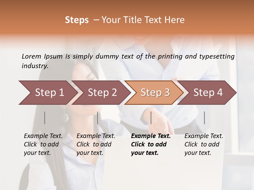 Happy Person Business PowerPoint Template