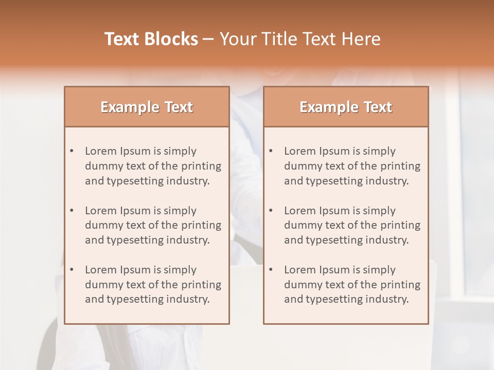 Happy Person Business PowerPoint Template