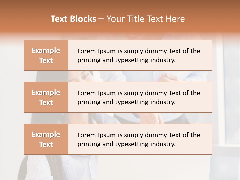 Happy Person Business PowerPoint Template