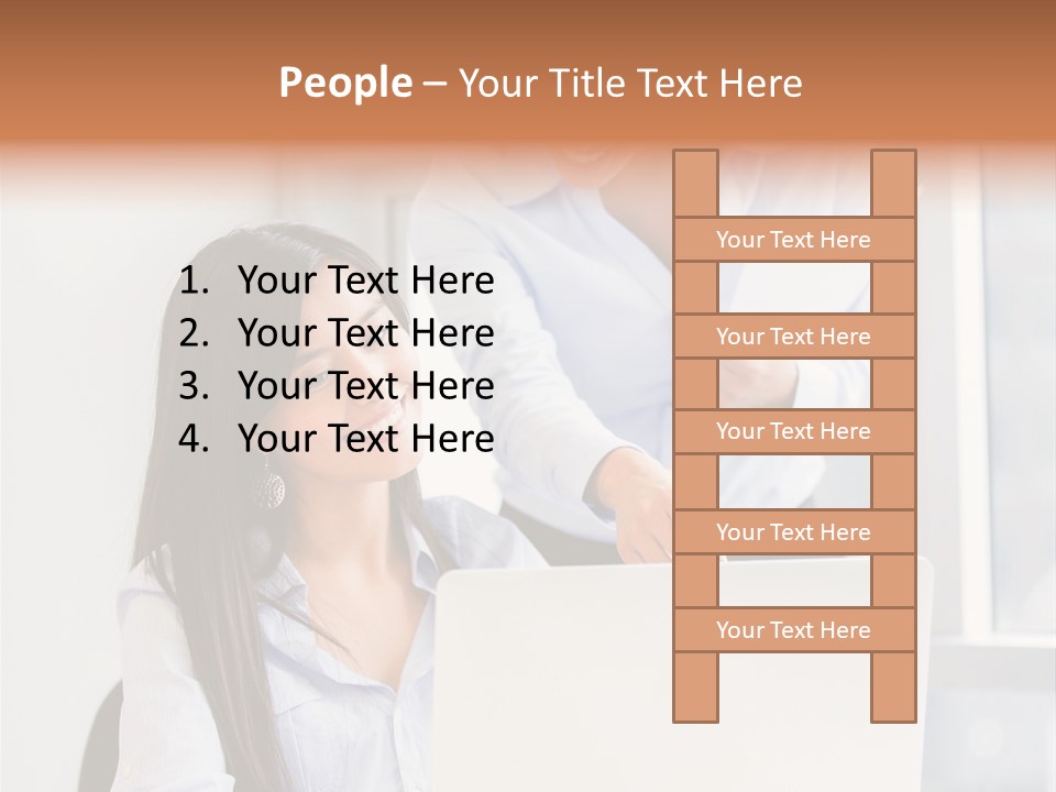 Happy Person Business PowerPoint Template