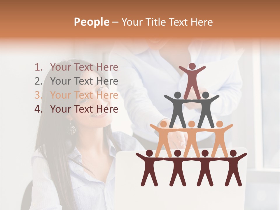 Happy Person Business PowerPoint Template