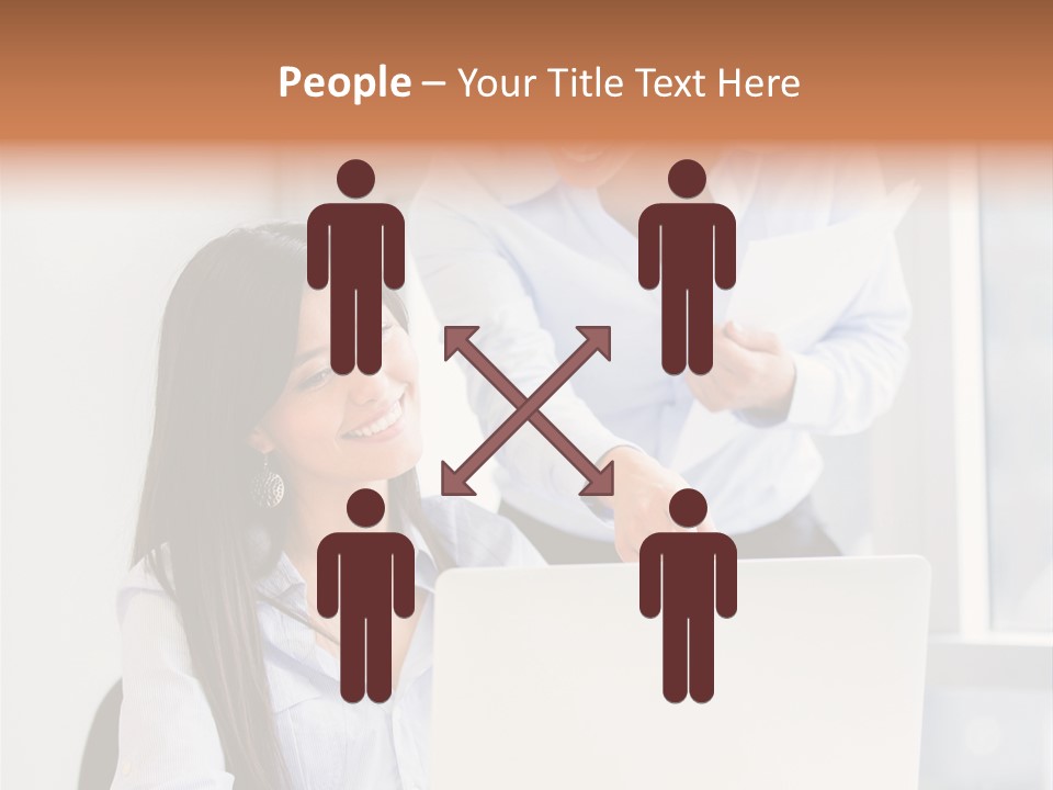 Happy Person Business PowerPoint Template