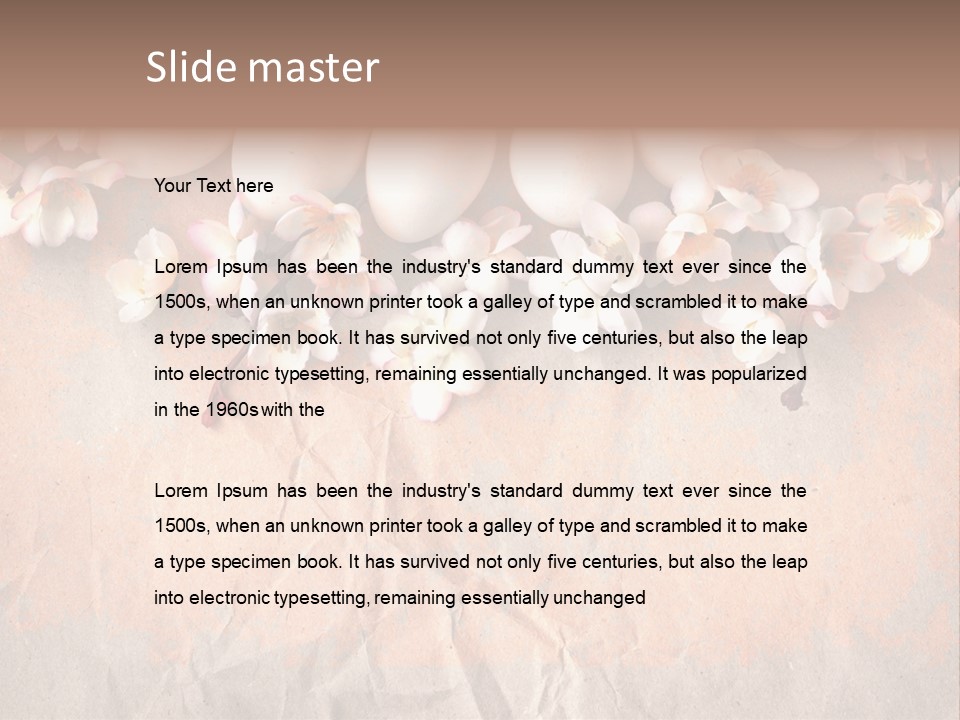 White Empty Happy PowerPoint Template