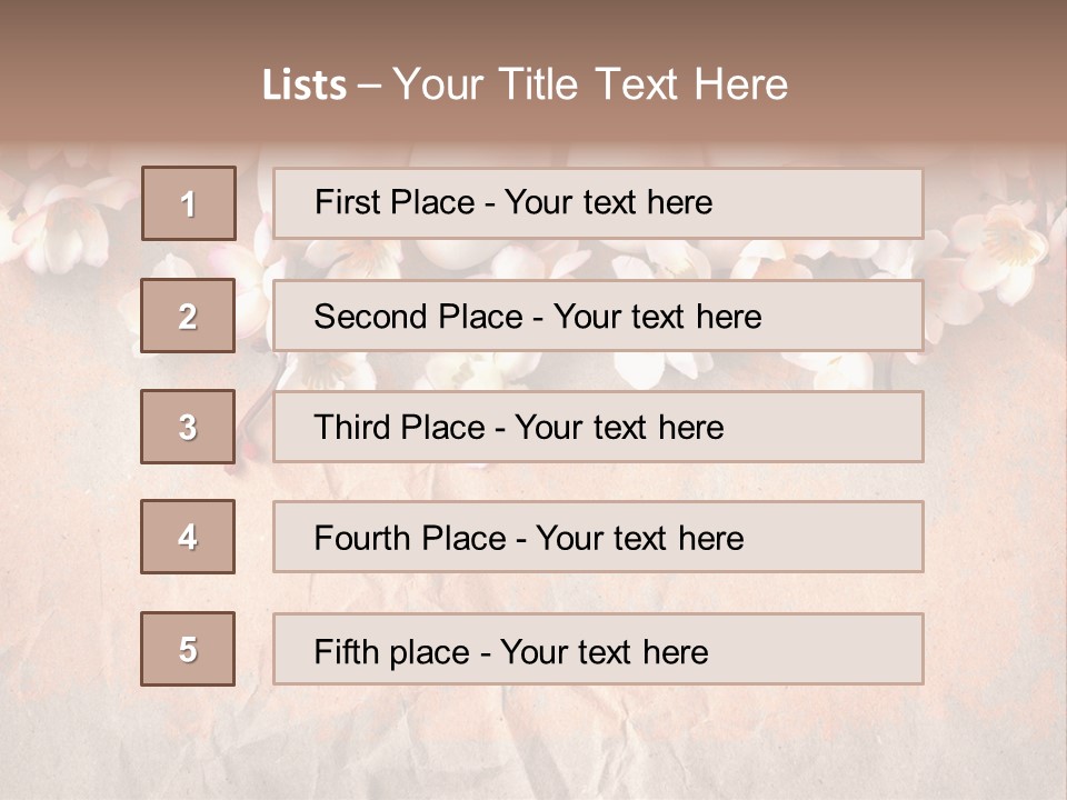 White Empty Happy PowerPoint Template