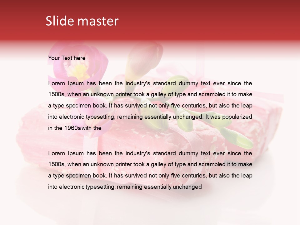 Toiletries Closeup Hygiene PowerPoint Template