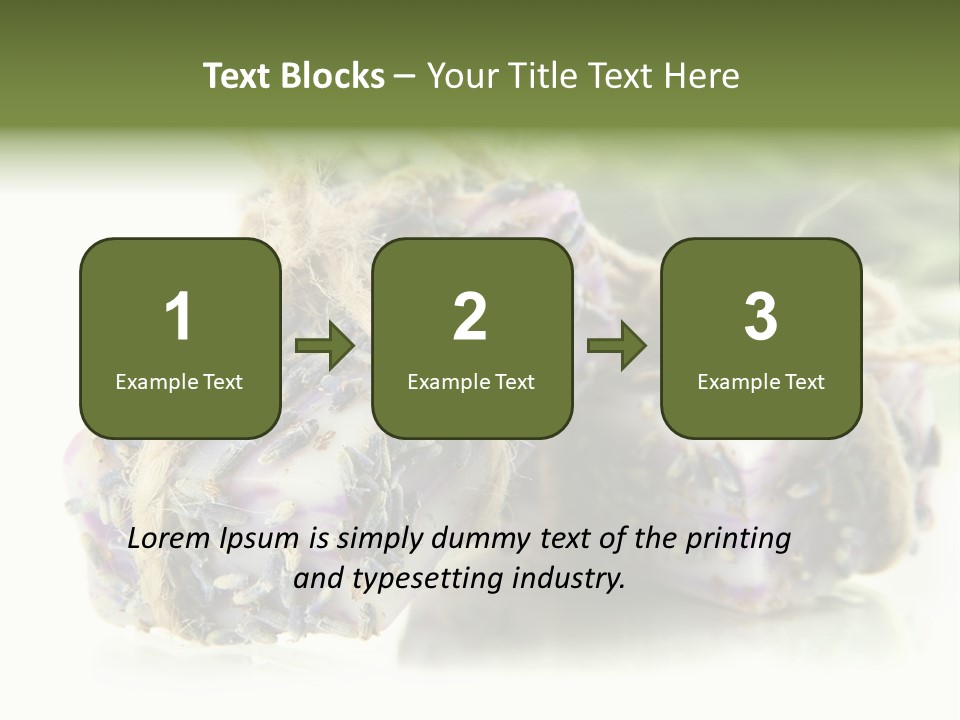 Bath Handmade Froth PowerPoint Template