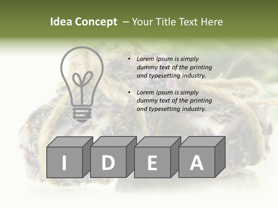 Bath Handmade Froth PowerPoint Template