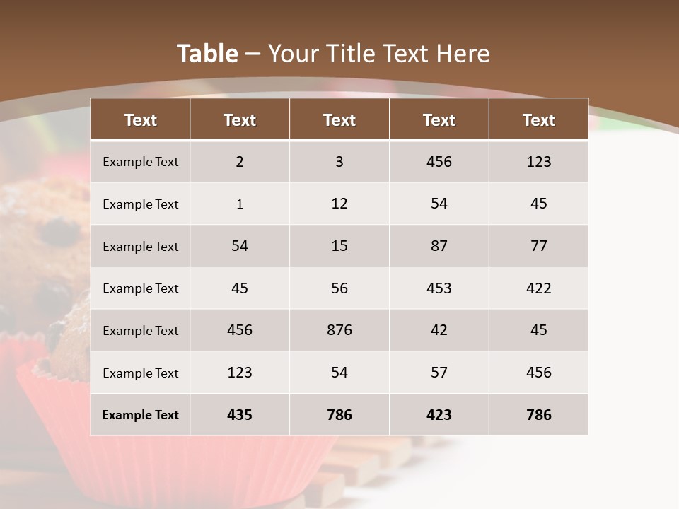Food One Isolation PowerPoint Template