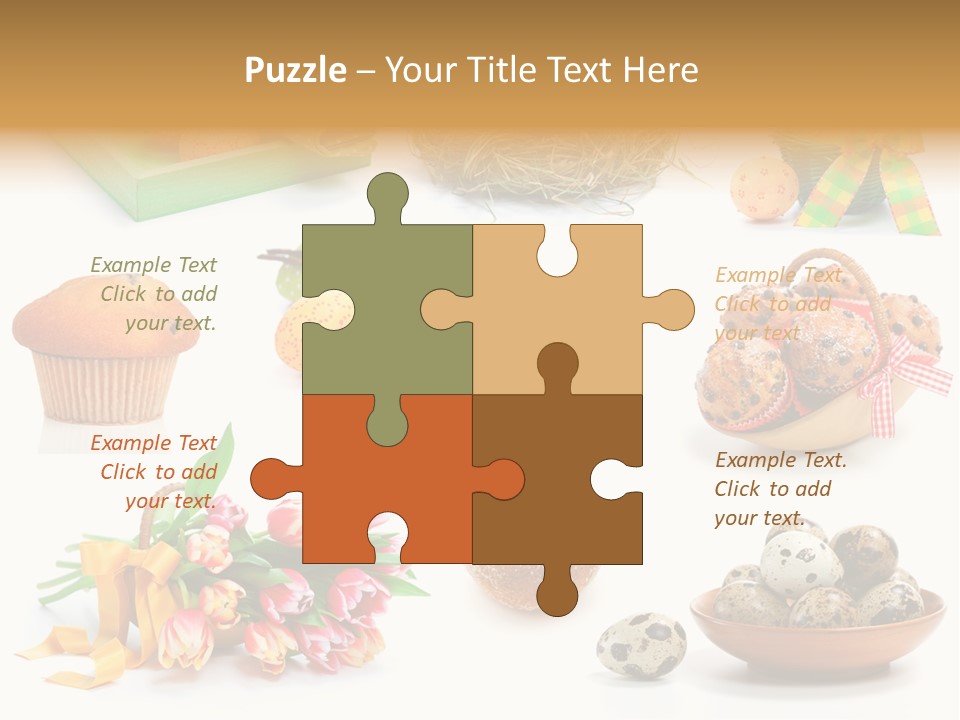 Cake Muffin Fresh PowerPoint Template