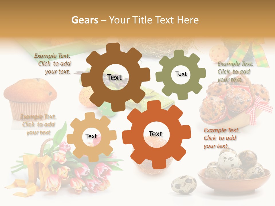 Cake Muffin Fresh PowerPoint Template