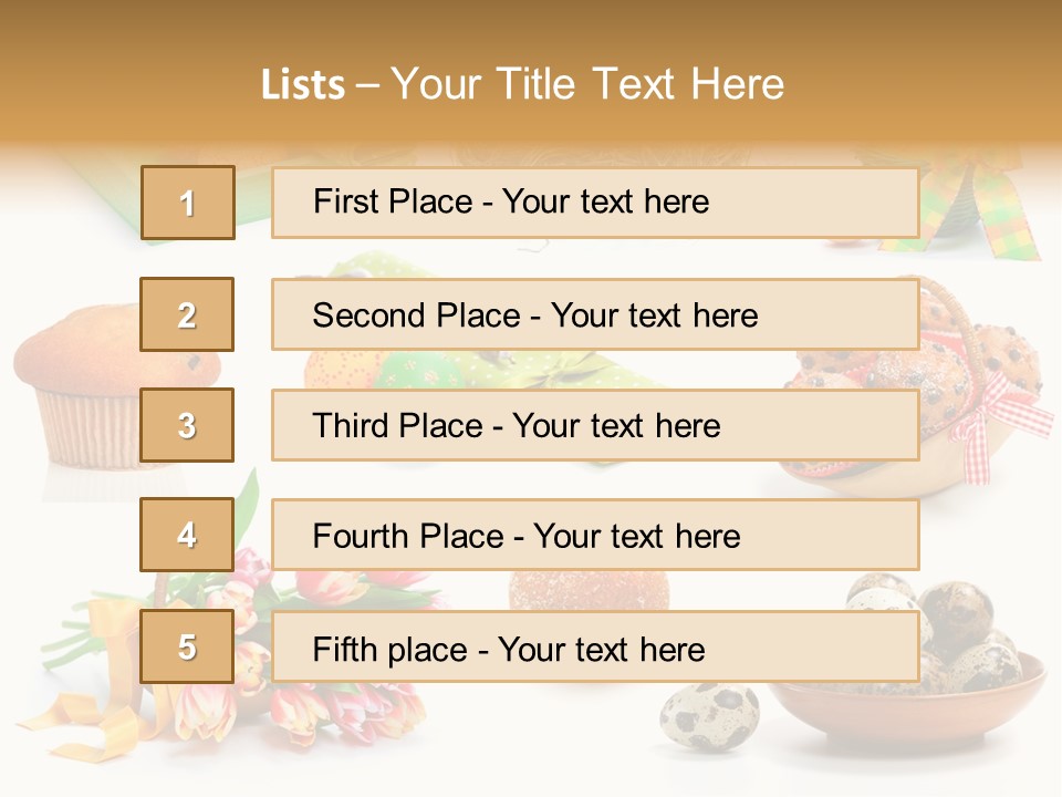 Cake Muffin Fresh PowerPoint Template