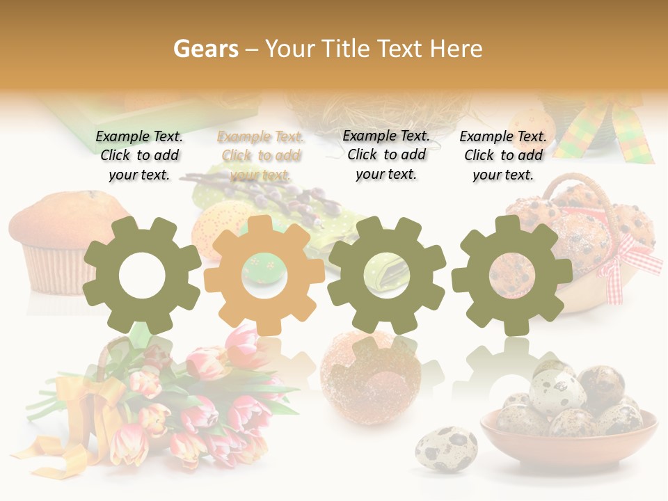 Cake Muffin Fresh PowerPoint Template