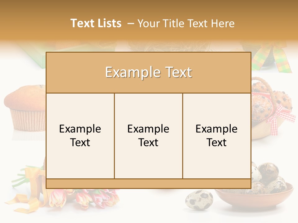 Cake Muffin Fresh PowerPoint Template
