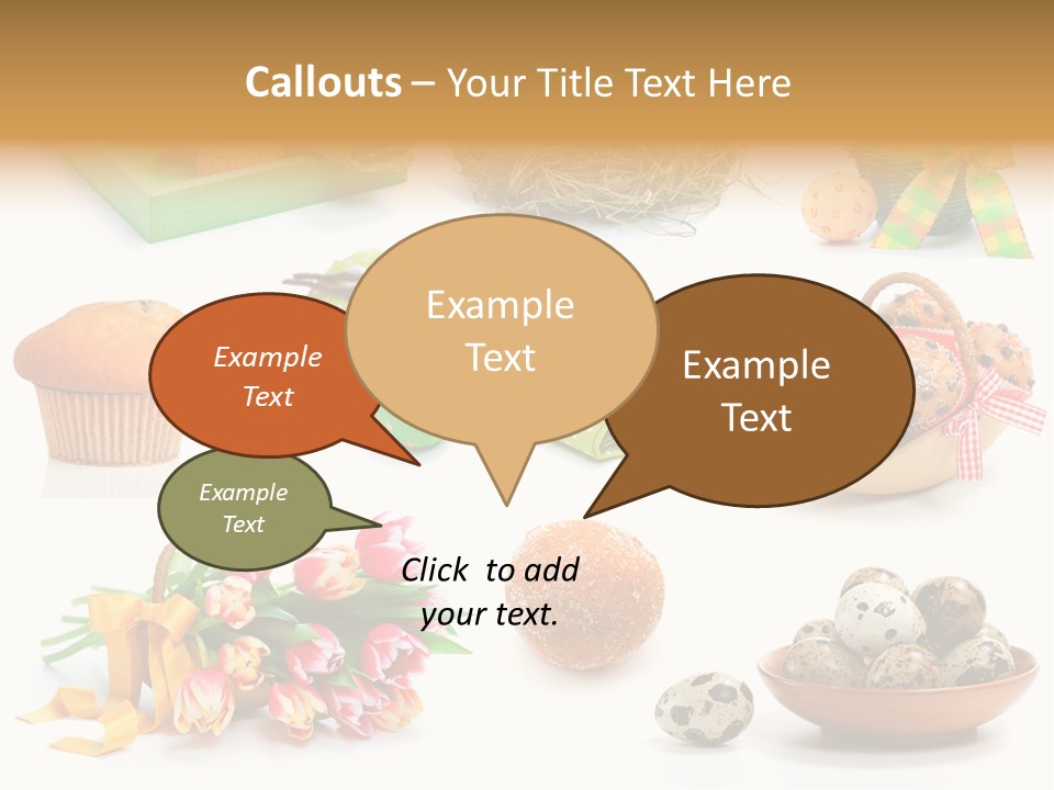 Cake Muffin Fresh PowerPoint Template