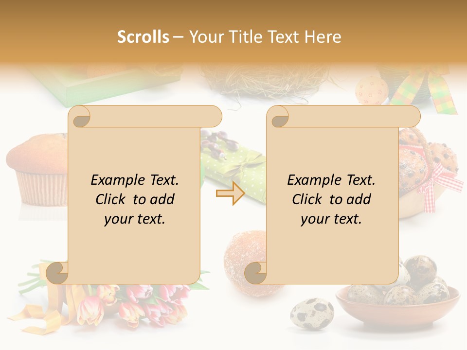 Cake Muffin Fresh PowerPoint Template