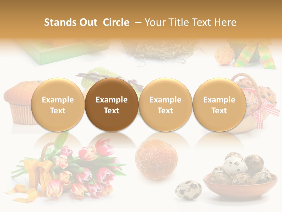 Cake Muffin Fresh PowerPoint Template