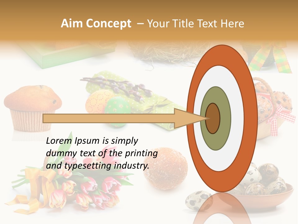 Cake Muffin Fresh PowerPoint Template