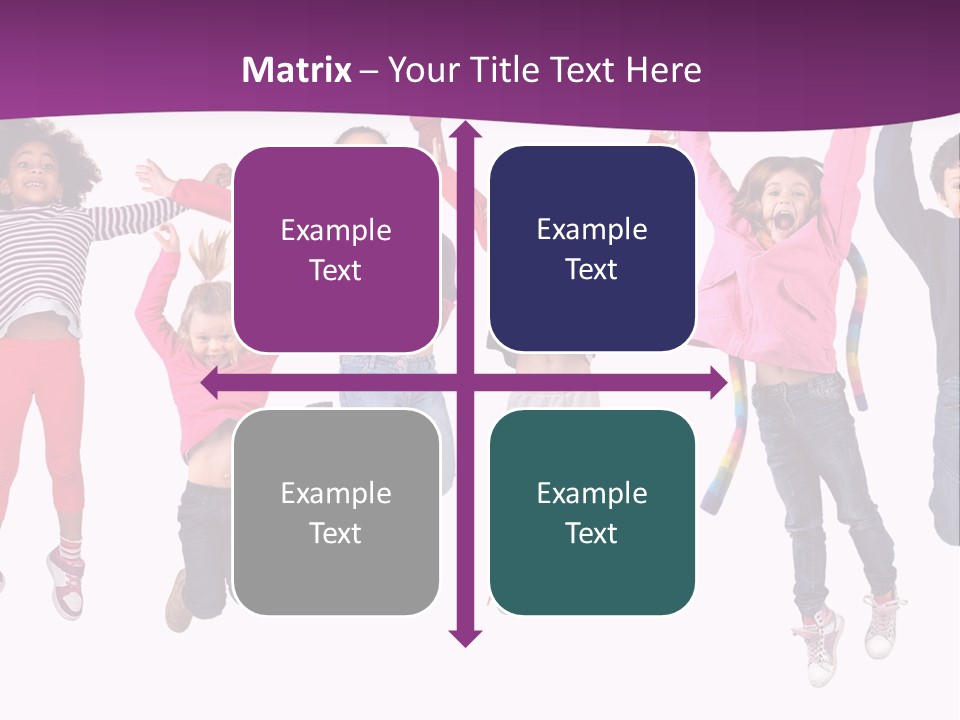 Joy Friends Childhood PowerPoint Template