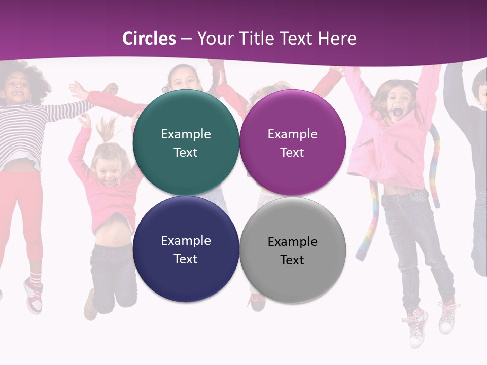 Joy Friends Childhood PowerPoint Template