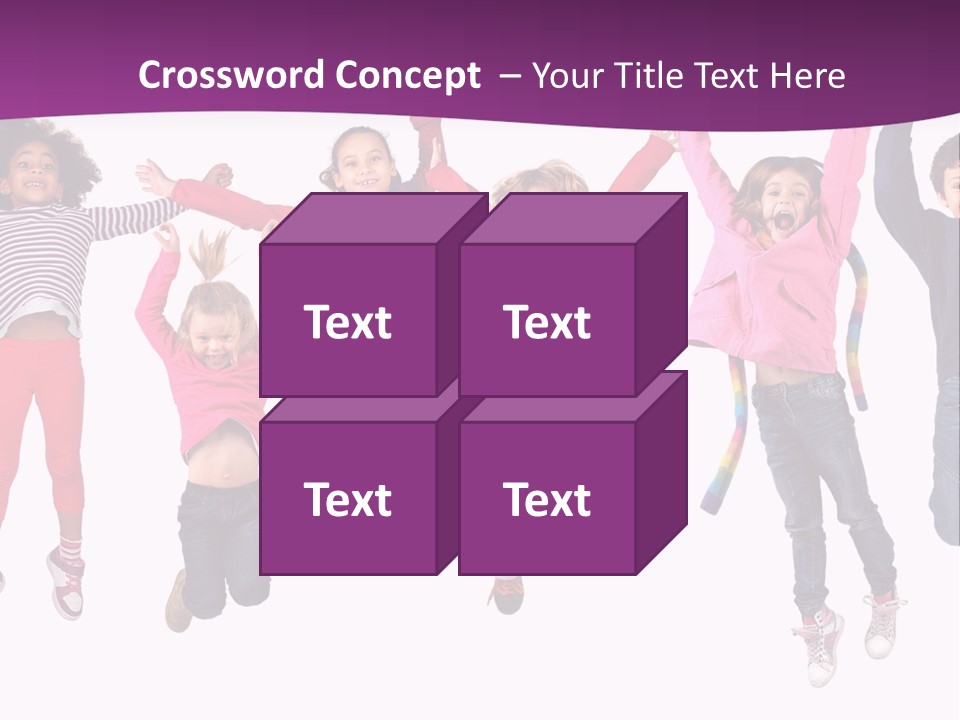 Joy Friends Childhood PowerPoint Template