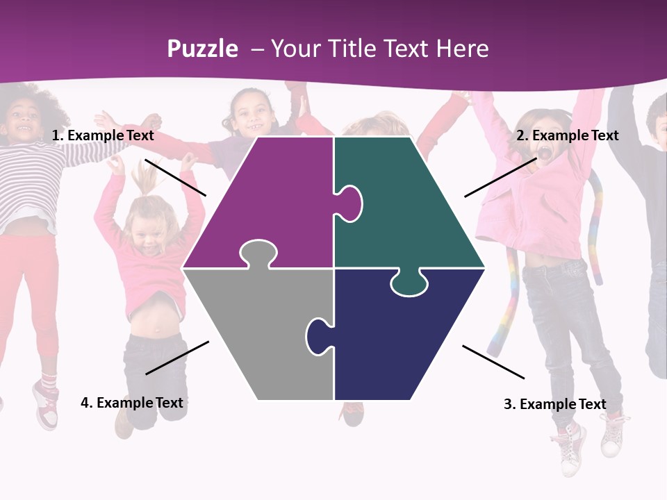 Joy Friends Childhood PowerPoint Template