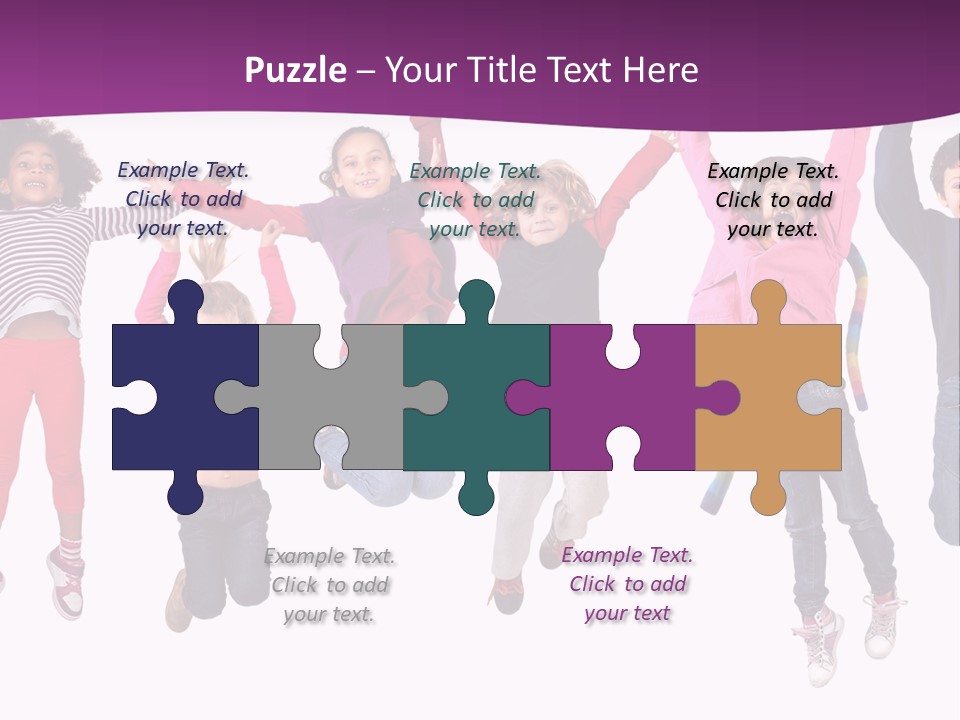 Joy Friends Childhood PowerPoint Template