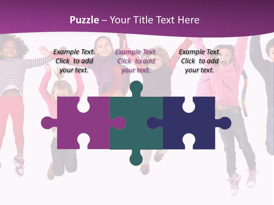 Joy Friends Childhood PowerPoint Template